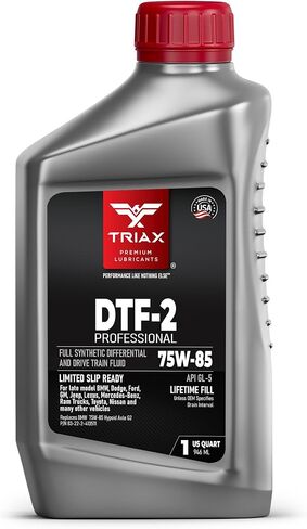 TRIAX DTF-2 Professional 75W-85 GL-5 - Full Synthetic Differential & Drive Train Fluid, Lifetime Fill, Limited Slip Ready (1 Quart) in Saudi Arabia