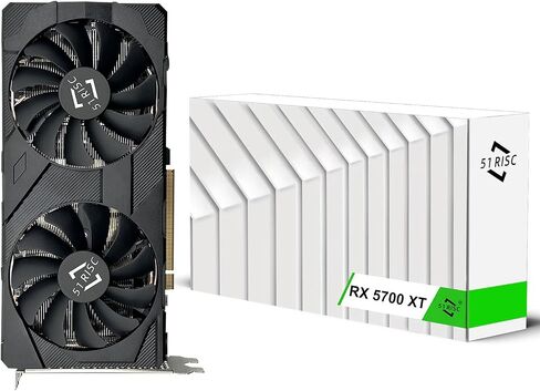 Radeon RX 5700 XT Graphics Card, 8GB GDDR6 256bit PCIe 4.0 x16 Boost Clock 1905MHz DP x3 HDMI 1080P 1440p Video Gaming Card 8K Resolution Support Radeon RX 5700 XT 8GB in Saudi Arabia