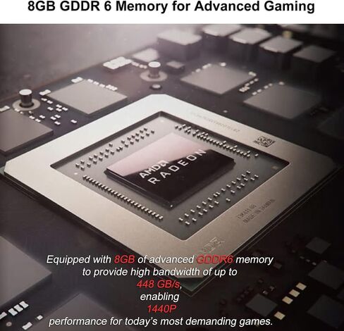 Radeon RX 5700 XT Graphics Card, 8GB GDDR6 256bit PCIe 4.0 x16 Boost Clock 1905MHz DP x3 HDMI 1080P 1440p Video Gaming Card 8K Resolution Support Radeon RX 5700 XT 8GB in Saudi Arabia