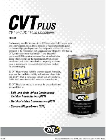 Smilyeez BG CVT Plus CVT and DCT Fluid Conditioner PN 303 with Pocket Screwdriver (1) in Saudi Arabia