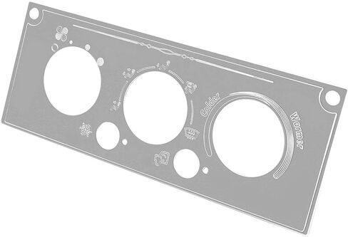 GG Grand General 68733 Stainless Steel A/C and Heater Control Plate for KW 2002 Up in Saudi Arabia