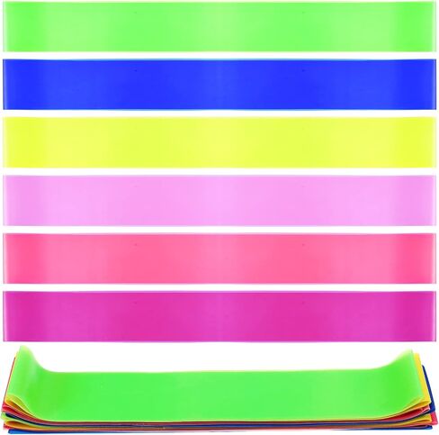 24 Pcs Chair Bands for Kids Colorful ADHD Tools for Kids Fidget Band Chair Rubber Band Stretchy Resistance Fidget Bands for Kids Chairs Students ADHD Sensory (Elegant Colors,Mixed Sizes) in Kuwait