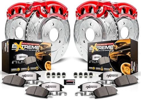 Power Stop KC2325-36 Front & Rear Z36 Truck and Tow Brake Kit with Calipers in Saudi Arabia