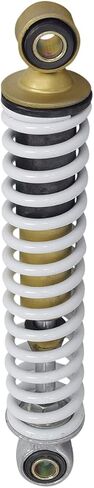 AlveyTech Rear Shock for Coleman KT196, Essential Coleman KT196 Parts for Serious Go-Kart Enthusiasts, White & Gold Sleek Durable Design, Replacement Go Kart Shocks in Saudi Arabia