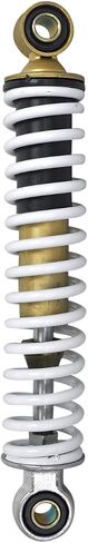 AlveyTech Rear Shock for Coleman KT196, Essential Coleman KT196 Parts for Serious Go-Kart Enthusiasts, White & Gold Sleek Durable Design, Replacement Go Kart Shocks in Saudi Arabia