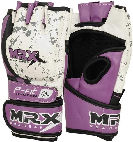 قفازات ملاكمة MRX MMA للرجال والنساء | قفازات الكيك بوكسينغ مع قفازات تصارع النخيل المفتوحة لحقيبة اللكم | قفاز الملاكمة التايلاندية MMA in Saudi Arabia