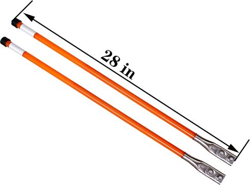 SUONE 28''Snow Plow Blade Markers Guides Kit 304 Vertical Stud MountNever Break Stainless Steel Join Fit forBlizzard Boss SNO-Way Western Snowplows & Many More Pickup Truck SUV UTV ATV in Saudi Arabia