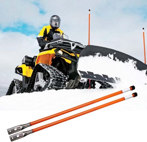 SUONE 28''Snow Plow Blade Markers Guides Kit 304 Vertical Stud MountNever Break Stainless Steel Join Fit forBlizzard Boss SNO-Way Western Snowplows & Many More Pickup Truck SUV UTV ATV in Saudi Arabia