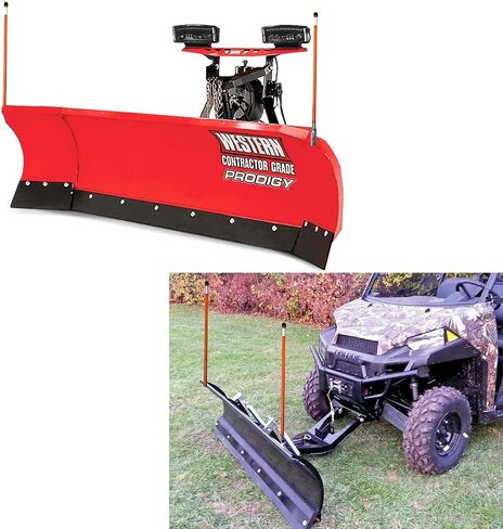 SUONE 28''Snow Plow Blade Markers Guides Kit 304 Vertical Stud MountNever Break Stainless Steel Join Fit forBlizzard Boss SNO-Way Western Snowplows & Many More Pickup Truck SUV UTV ATV in Saudi Arabia