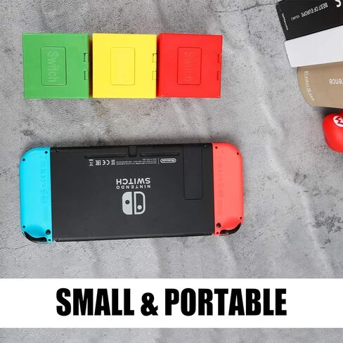 حافظة بطاقات الألعاب لجهاز نينتندو سويتش، حامل بطاقات ألعاب سويتش قابل للتشوه، صندوق تخزين بطاقات ألعاب سويتش مكعب، منظم بطاقات ألعاب سويتش ذو سعة كبيرة، 16 فتحة (A-5) in Kuwait