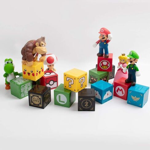 حافظة بطاقات الألعاب لجهاز نينتندو سويتش، حامل بطاقات ألعاب سويتش قابل للتشوه، صندوق تخزين بطاقات ألعاب سويتش مكعب، منظم بطاقات ألعاب سويتش ذو سعة كبيرة، 16 فتحة (A-5) in Kuwait