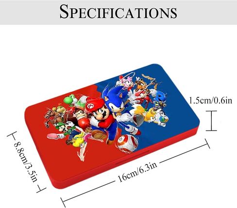 Switch Game Card Case Compatible with Nintendo Switch,Game Card Storage Holder,New Portable Thin Card Protection Case with 24 Game Card Slots and 24 TF Card Slots (A) in Saudi Arabia