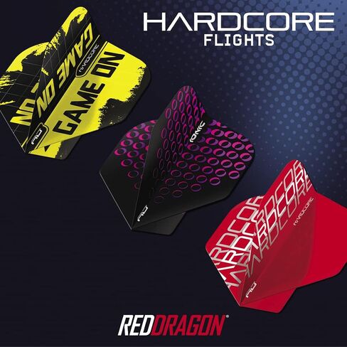 رحلات طيران RED DRAGON Hardcore Radical Dart - 4 مجموعات في كل حزمة (12 رحلة دارت إجمالاً) in Kuwait