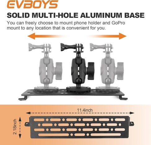 حامل الهاتف Wrangler JL Gladiator Phone Mount JT Dash Mount Platform حامل الهاتف الخليوي لعام 2018+ Wrangler JL حامل الهاتف Mount& 2020+ Gladiator JT(ليس لـ 4xe) متوافق مع الأجهزة المتعددة in Kuwait