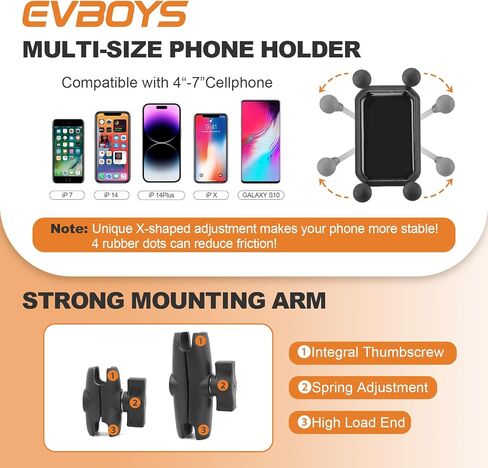 حامل الهاتف Wrangler JL Gladiator Phone Mount JT Dash Mount Platform حامل الهاتف الخليوي لعام 2018+ Wrangler JL حامل الهاتف Mount& 2020+ Gladiator JT(ليس لـ 4xe) متوافق مع الأجهزة المتعددة in Kuwait