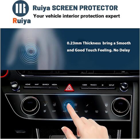 واقي شاشة لـ 2014-2021 Chevy Silverado 8-in Radio Touchscreen Chevy Silverado Accessories 9HD زجاج مقسى متوافق مع 2014-2020 2021 Chevy Silverado (High Country، LTZ، RST، LT، مخصص، WT) in Kuwait