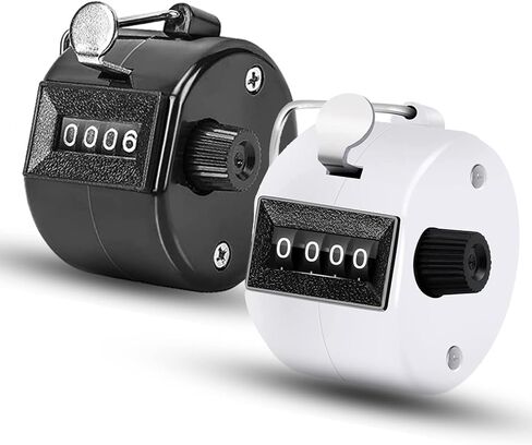 عداد تالي محمول باليد، نقرة يدوية، نقرة رقمية يدوية، عدادات تالي غرزة ميكانيكية، درجة راحة اليد مكونة من 4 أرقام، عدد عداد النقر للأشخاص، والجولف، والكروشيه، واللفة، والحياكة، والأطفال الصغار، والتململ in Kuwait