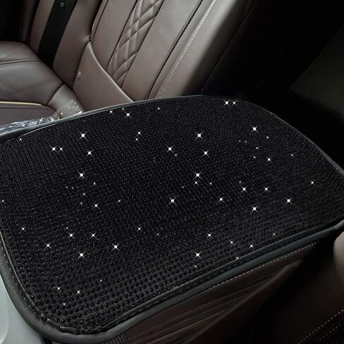 غطاء وحدة التحكم المركزية للسيارة مقاس 12.99 × 8.66 بوصة، غطاء مسند ذراع عالمي للسيارة من المخمل والألماس، واقي مسند ذراع وحدة التحكم المركزية (اللون) in Kuwait