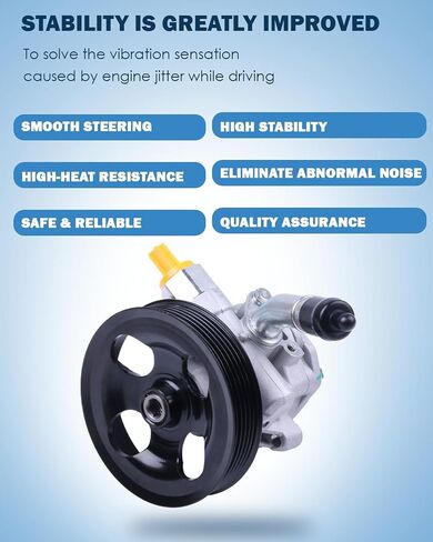 ECCPP 20-1039 Power Steering Pump Power Assist Pump Fit for 2012 2013 2014 2015 2016 2017 for Jeep Wrangler in Saudi Arabia