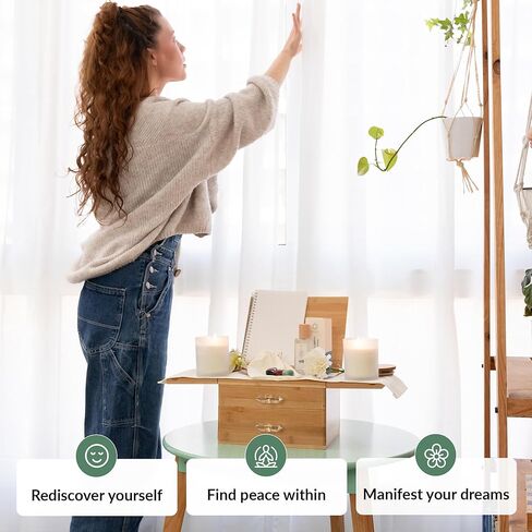 طقم المذبح | بلورات وأحجار شفاء للأرواح الواعية | مذبح السفر | مذبح طاولة التأمل | أحجار الشاكرا وبلورات الشفاء | لوازم مذبح السحر | طقم مذبح الويكا in Kuwait