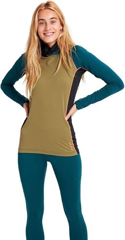 Burton Women's Midweight X Base Layer Long Neck Hoodie in Saudi Arabia