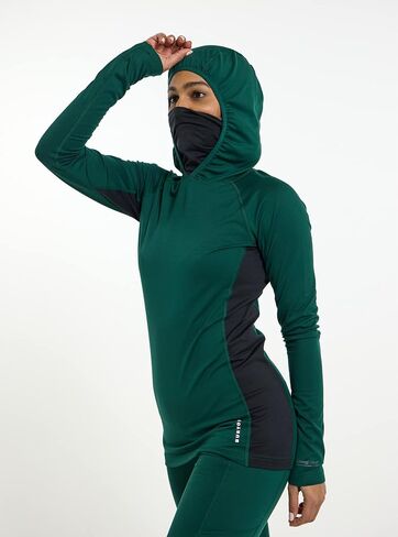 Burton Women's Midweight X Base Layer Long Neck Hoodie in Saudi Arabia