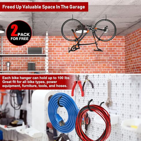 ترقية 15 بوصة الثقيلة المرآب داخلي قوارب الكاياك، 4 حزمة الشماعات زورق تخزين المرآب سعة 120LB، السنانير شماعات الزورق لتعليق ألواح ركوب الأمواج زورق سلالم كراسي الشاطئ دراجات الخشب in Kuwait