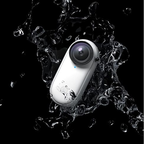 Insta360 GO 2 - كاميرا حركة صغيرة، تزن 1 أونصة، مقاومة للماء، مثبتة، التقاط منظور الشخص الأول، مستشعر 1/2.3 بوصة، مع علبة شحن وملحقات كاميرا يمكن ارتداؤها للسفر والرياضة ومدونة الفيديو in Kuwait