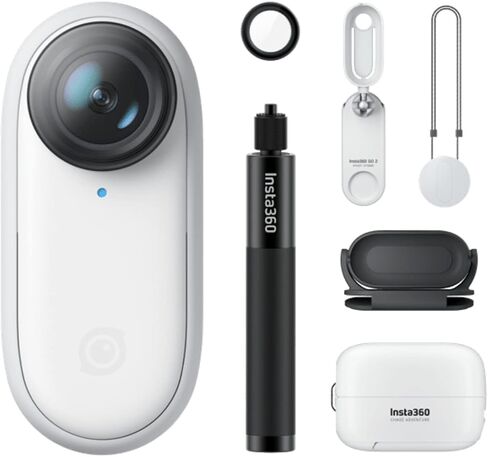 Insta360 GO 2 – Small Action Camera, Weighs 1 oz, Waterproof, Stabilization, POV Capture, 1/2.3" Sensor, with Charge Case and Wearable Camera Accessories for Travel, Sports, Vlog in Saudi Arabia