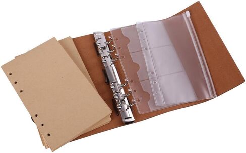 Retro Soft PU Leather Cover Loose-Leaf Journals Travelers' Notebook Leather Writing Journal Notebook Sketchbook (Eiffel Tower) in Kuwait