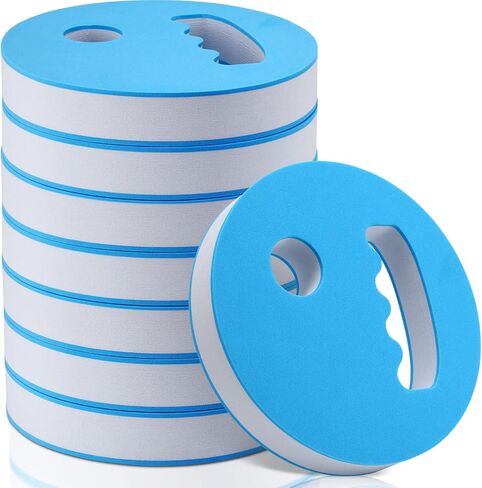 8 Pcs Water Exercise Discs Water Weights for Pool Exercise Set Water Aerobic Equipment EVA Foam Hand Held Swim Disc for Adults Swimming Beginner Water Exercise, 7.1 Inch in Diameter in Saudi Arabia