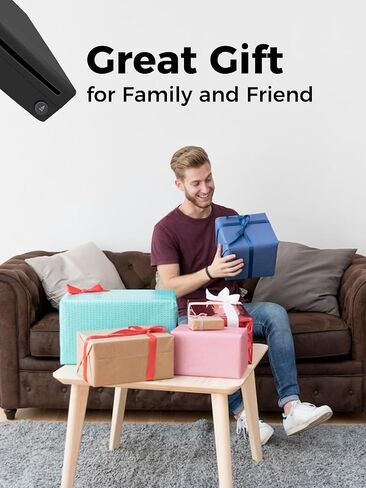 مشغل أقراص مضغوطة USB خارجي للسيارة، مقابس Homlab المحمولة في مشغل أقراص مضغوطة مع كابل USB إضافي، للسيارة بدون مشغل أقراص مضغوطة، كمبيوتر محمول، تلفزيون، ماك، كمبيوتر، لنظام Android 4.4 وما فوق للملاحة، أسود in Kuwait