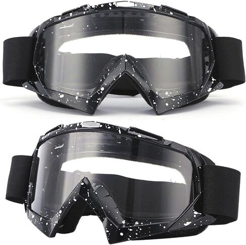immoono 4Pcs Set, Dirt Bike Goggles with Face Cover Motorcycle Goggles ATV Motocross Riding Offroad Goggles for Adults Youth in Kuwait