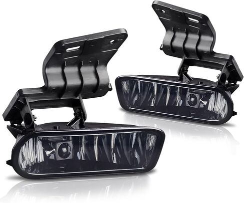AUTOSAVER88 Fog Lights Compatible with 1999 2000 2001 2002 Chevy Silverado / 2000 2001 2002 2003 2004 2005 2006 Suburban / 2000-2006 Chevy Tahoe Fog Lamps with 880 12V 27W Bulbs (Clear) in Kuwait