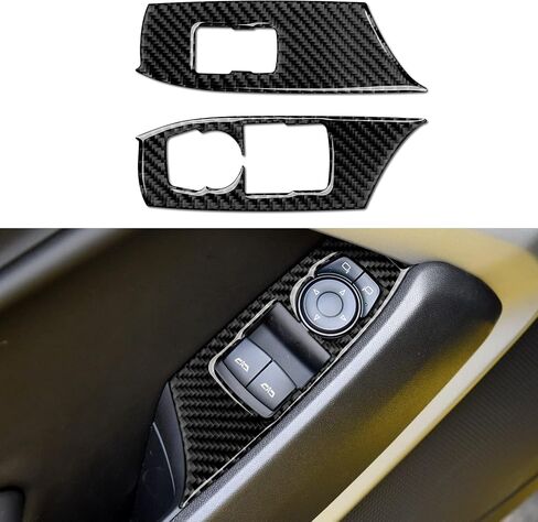 Car Seat Adjustment Button Sticker Decal Carbon Fiber Interior Trim Cover for Chevrolet Camaro 2016 2017 2018 2019 2020 2021 2022 2023 Accessories in Saudi Arabia