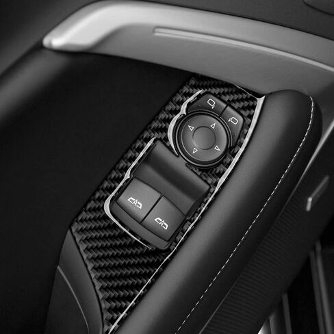 Car Seat Adjustment Button Sticker Decal Carbon Fiber Interior Trim Cover for Chevrolet Camaro 2016 2017 2018 2019 2020 2021 2022 2023 Accessories in Saudi Arabia