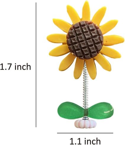 ZOSTLAND Adorable Car Dashboard Decorations,Cartoon Car Ornaments for Dashboard,Funny Desk Ornament,Fantastic Chritmas Car Decorations for Car,Living Room,Bedroom,Desk((5pcs Animal Flower) in Kuwait