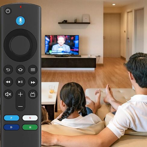 جهاز تحكم عن بعد صوتي بديل L5B83G متوافق مع Fire Smart TV Stick (Lite، 4K، 4K Max، الجيل الثاني، الجيل الثالث)، حزمة عصا التلفزيون الذكية 4K، مكعب التلفزيون الذكي (الجيل الأول والثاني) in Saudi Arabia
