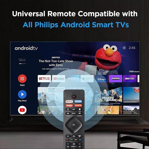NH800UP RF402A-V14 استبدال جهاز التحكم عن بعد لجميع تلفزيونات Philips Android LED LCD 4K الذكية 43PFL5766/F7 50PFL5704/F7 55PFL5604/F7 55PFL5704/F7 65PFL5504/F7 65PFL5704/F7 75PFL5704/F7 65PFL5604 /ص7 in Saudi Arabia