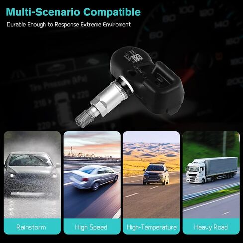 مستشعر ضغط الإطارات AULINK TPMS (رقاقة Infineon) لسيارة Toyota Scion Pontiac Lexus، Camry rav4 Scion Yaris Corolla يستبدل مستشعر مراقبة ضغط الإطارات 42607-33011 PMV-107J 42607-33021 42607-06011 in Saudi Arabia