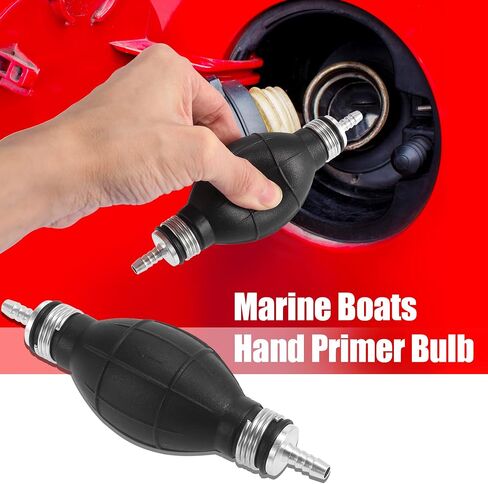 X AUTOHAUX 4 قطعة 6 مللي متر 1/4 "المطاط نقل الوقود فراغ خط الوقود اليد التمهيدي لمبة خط مضخة الوقود خرطوم اليد التمهيدي لسيارة مركبة بحرية الديزل in Saudi Arabia