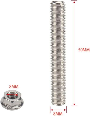 طقم صواميل مشعب العادم من الفولاذ المقاوم للصدأ متوافق مع فورد 4.6 5.4 لتر V8،2 مشعبات M8 مسمار العادم in Kuwait