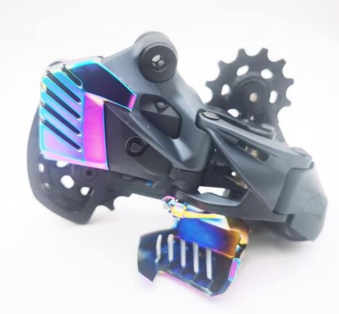 غطاء حماية بطارية الدراجة الخلفية Derailleur غطاء بطارية دراجة كهربائية ملحقات دراجة الكبار لـ Sram AXS GX EAGLE/XX1/X01 متعدد الألوان in Kuwait