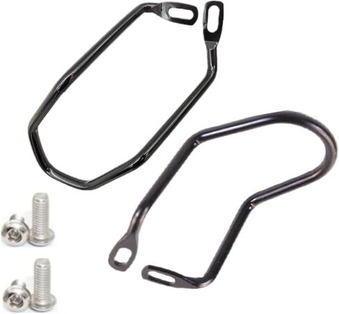 XYUDNG Bike Bicycle Rear Derailleur Chain Stay Guard Carbon Steel Gear Protector Adjustable Cycling Rear Derailleur Protector for Outdoor Mountain Road Cycling Bike, Black in Saudi Arabia