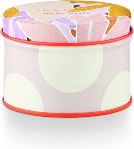 ILLUME Go Be Lovely Small Fleur Tin Candle, 2" L x 1" W x 1" H, Lavender La La in Saudi Arabia