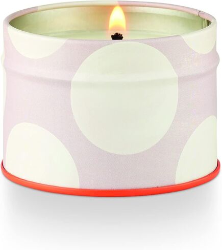 ILLUME Go Be Lovely Small Fleur Tin Candle, 2" L x 1" W x 1" H, Lavender La La in Saudi Arabia