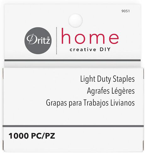 Dritz Home 9053 Heavy Duty Staples, 7/16-Inch (1000-Piece) , Silver in Saudi Arabia