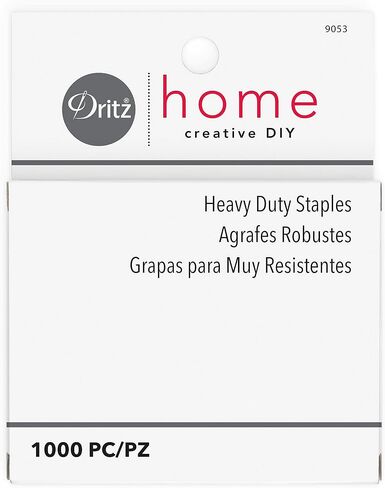 Dritz Home 9053 Heavy Duty Staples, 7/16-Inch (1000-Piece) , Silver in Saudi Arabia