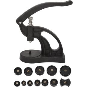 Watch Press Tool Set,Watch Press Set Back Case Closer with 12Pcs Mould Watch Case Closer Watch Repair Kit Watch Press Kit for Various Kinds of Watch