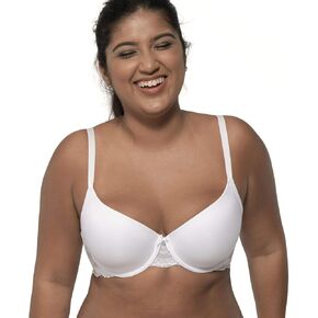 DORINA Curve Adele Women Full Coverage Cup Light Padded Underwire T Shirt Bra Daily Comfort Everyday Support Plus Size